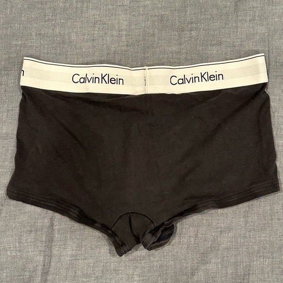 Calvin Klein Modern Cotton Stretch Low Rise Trunk Black - Picture 2 of 3